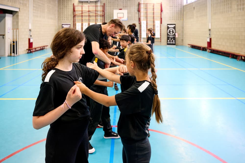 Kung Fu Kids training